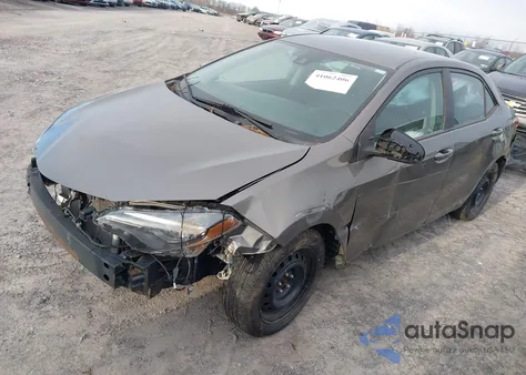 2017 Toyota Corolla Le z USA, uszkodzony, nr VIN 2T1BURHE4HC923438